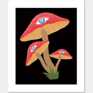 Eye Shrooms Posters and Art